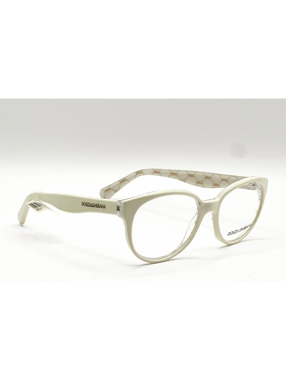 Dolce Gabbana DG3146P 2671 Beige Oval Authentic Eyeglass Frames 52-17-140